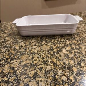 Le Creuset White Rectangular Baking Dish